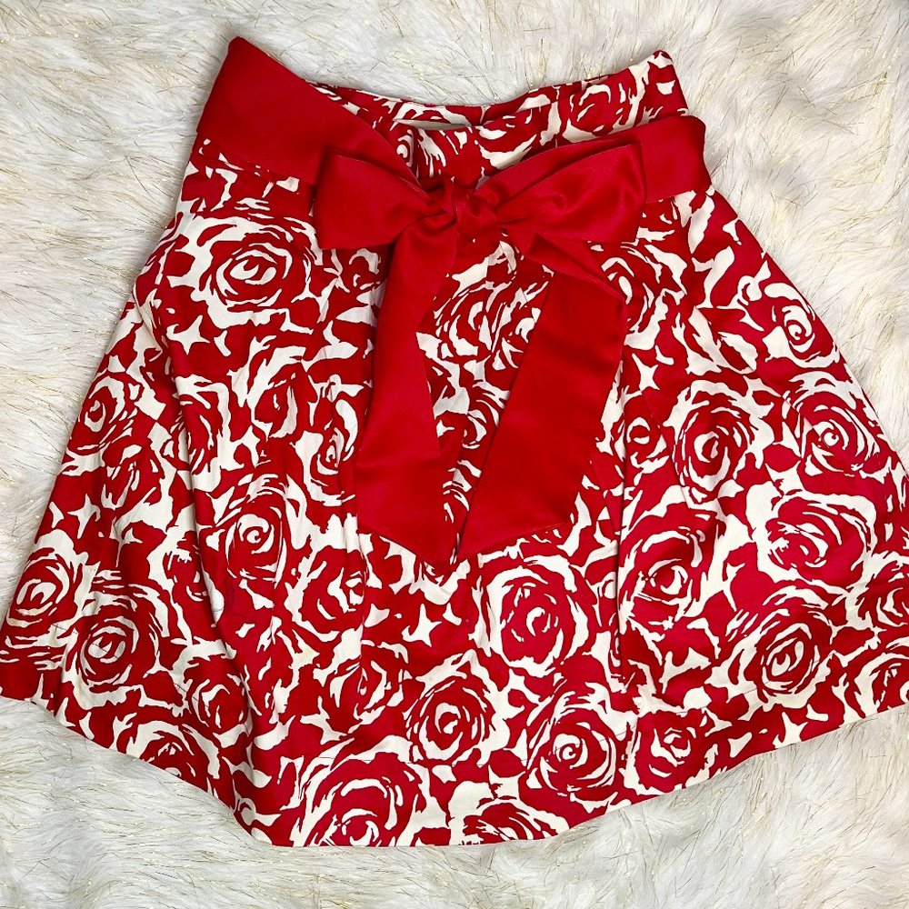 Rose Full Pleated Skirt